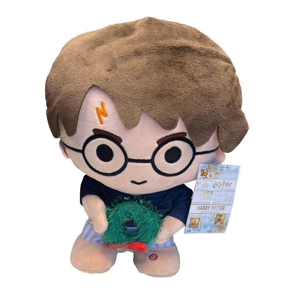 NWT Gemmy Wizarding World‎ of Harry Potter Animated Plush Christmas At Hogwarts